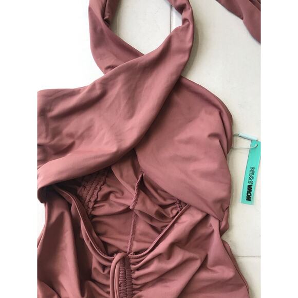 Fashion Nova One Piece Swimsuit Margaritas at Midnight Ruched - Picture 2 of 8